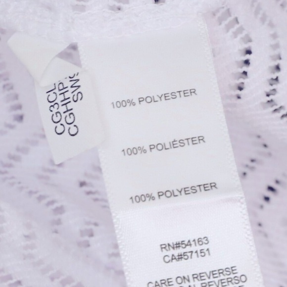 CALVIN KLEIN Women's Wide-Leg Beach Cover-Up Pants, Chevron Wide Leg M, L - Picture 6 of 15